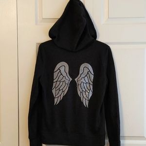 Grey Victorias Secret XS Zip Up Hoodie